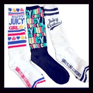 Juicy Couture Tube Socks Limited Edition New In Box